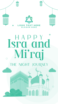 Isra and Mi'raj Night Journey Facebook story Image Preview