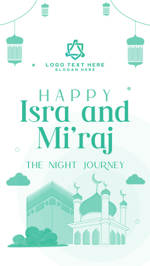 Isra and Mi'raj Night Journey Facebook story Image Preview