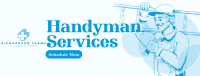 Rustic Handyman Service Facebook Cover Image Preview