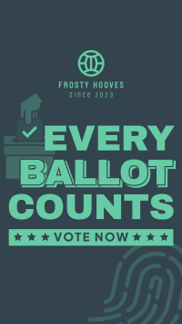 Every Ballot Counts TikTok Video Image Preview