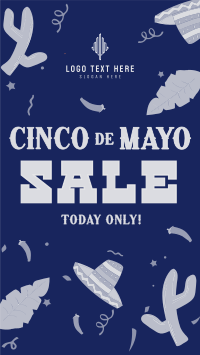 Cinco De Mayo Confetti Sale Instagram Story Design