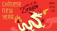 Playful Chinese Dragon Facebook Event Cover Image Preview