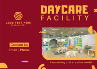 Daycare Facility Postcard Design