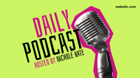 Daily Podcast Facebook Event Cover Design
