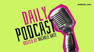 Daily Podcast Facebook event cover Image Preview