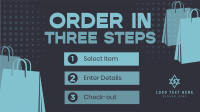 Simple Shop Order Guide Facebook Event Cover Design