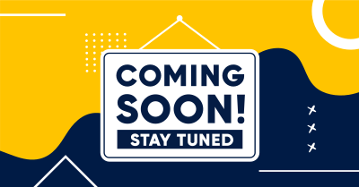 Coming Soon Signage Facebook ad Image Preview