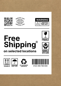 Shipping Label Flyer Image Preview