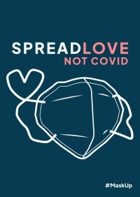 Love Not Covid Poster Design