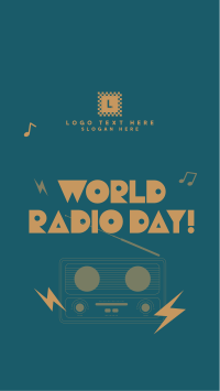 Radio Day Celebration Facebook Story Design