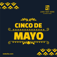 Cinco De Mayo Triangles Linkedin Post Image Preview