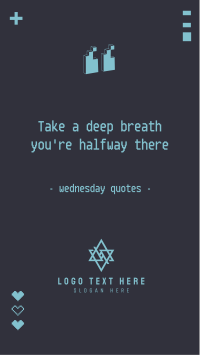 Wednesday Pixel Quote Instagram story Image Preview