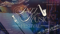 Modern Nostalgia Jazz Day Facebook Event Cover Design