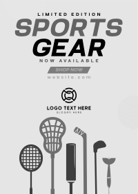 Professional Sporting Goods For Sale Poster Image Preview