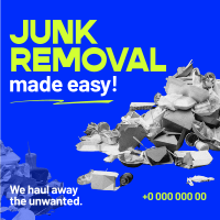 Professional Junk Removal Instagram post Image Preview