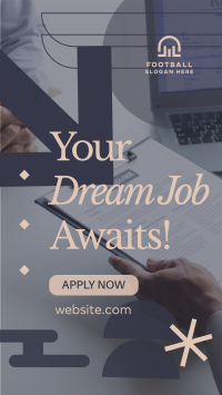Apply your Dream Job Instagram Story Design