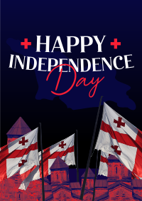 Happy Independence Day Georgia! Poster Image Preview