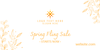 Spring Sale Ornamental Twitter post Image Preview