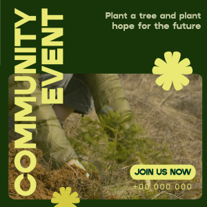 Trees Planting Volunteer Instagram post Image Preview