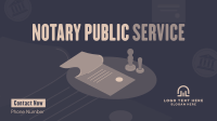 Notary Stamp Facebook Event Cover Design