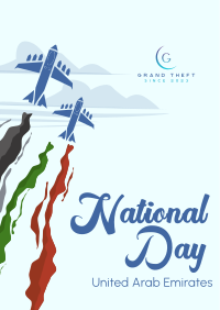 UAE National Day Airshow Poster Image Preview