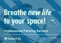 Pro Painting Service Postcard Design