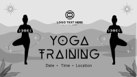 Continuous Yoga Meditation Facebook Event Cover Design