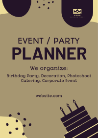 Event Organizer Poster Design