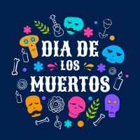 Day of the Dead Doodle  Instagram post Image Preview