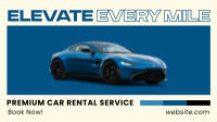 Premium Car Rental Facebook event cover Image Preview