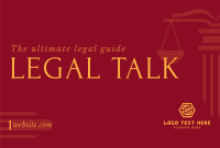 The Legal Talk Pinterest Cover Design
