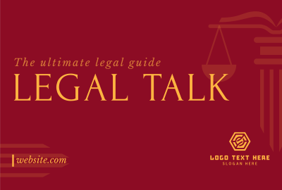 The Legal Talk Pinterest board cover Image Preview