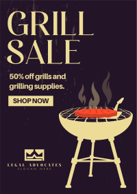 Fiery Hot Grill Poster Image Preview