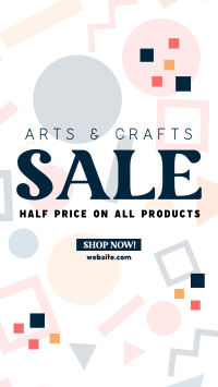 Art Supply Clearance Facebook story Image Preview