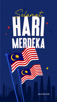 Hari Merdeka Malaysia Facebook story Image Preview