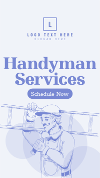 Rustic Handyman Service TikTok Video Preview