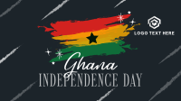 Happy Ghana Day Animation Design