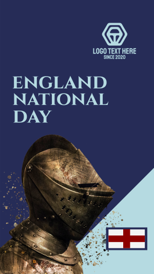 England National Day Instagram story