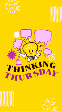 Funky Thinking Thursday Facebook Story Design