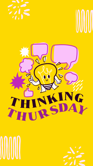 Funky Thinking Thursday Facebook story Image Preview