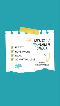 Mental Check Facebook story Image Preview