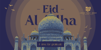 Eid Al Adha Temple Twitter Post Design
