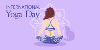Yoga Day Meditation Twitter post Image Preview