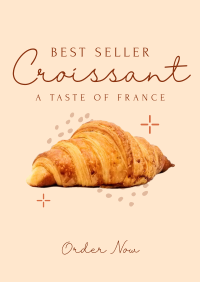 French Croissant Bestseller Poster Image Preview