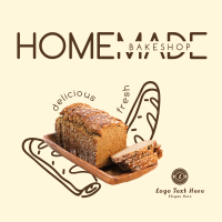 Homemade Bakeshop Instagram Post Design