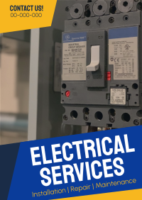 Electrical Profession Flyer Design