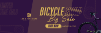 Bicycle Store Twitter Header Design