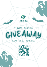 Spooktacular Giveaway Promo Poster Design