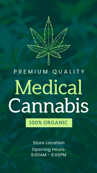 Medical Cannabis Facebook Story Design