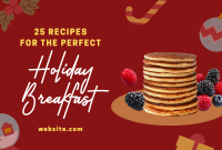 Holiday Breakfast Restaurant Pinterest Cover Design